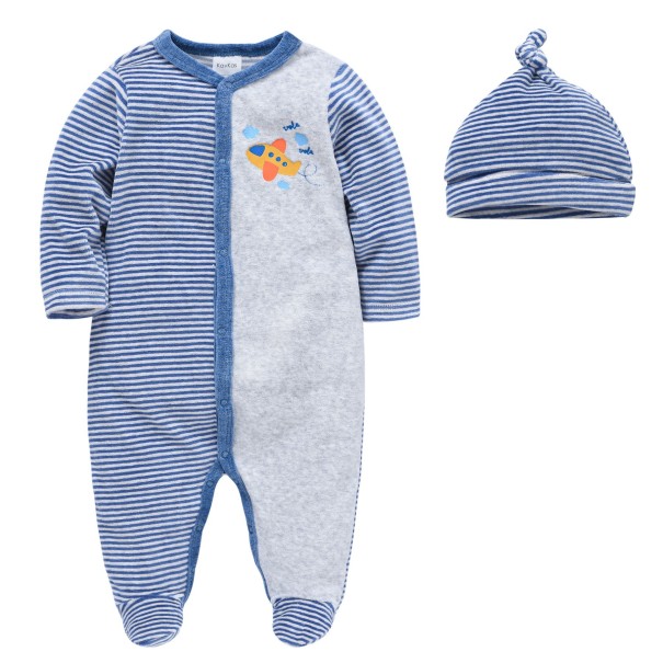 Babyoverall mit Mütze T2593 6-9 Monate