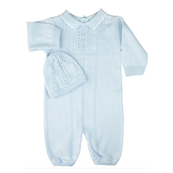 Babyoverall mit Mütze T2664 1-6 Monate