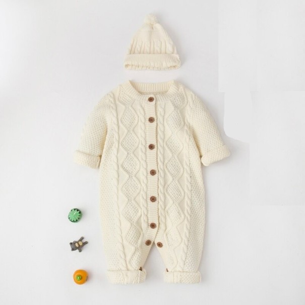 Babyoverall mit Mütze T2671 3-6 Monate E