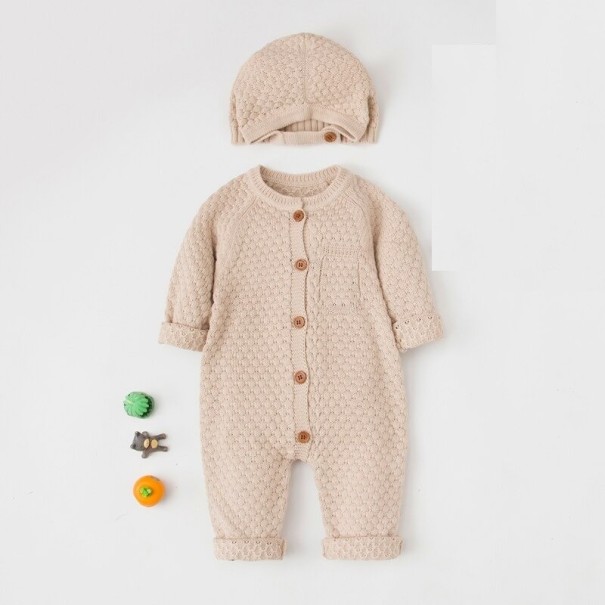 Babyoverall mit Mütze T2671 6-12 Monate A