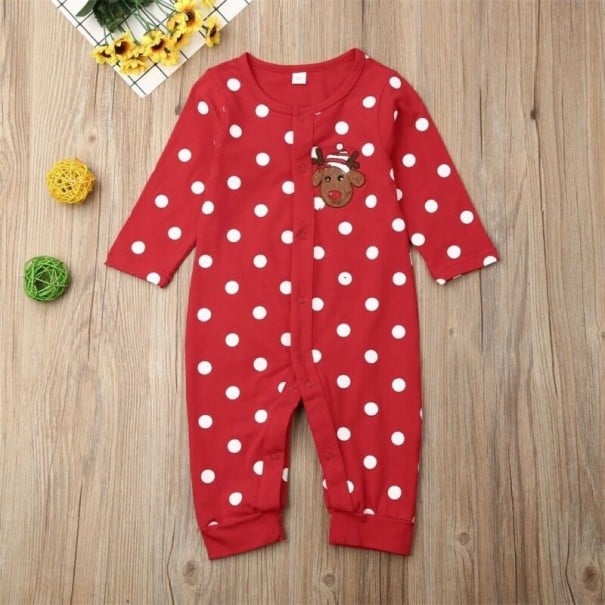 Babyoverall mit Punkten T2561 6-12 Monate