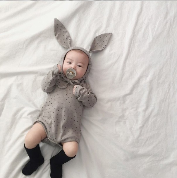 Babypunkte N797 grau 6-9 Monate