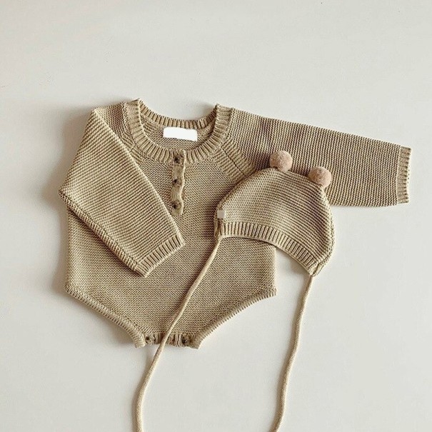 Babypunkte N837 hellbraun 12-24 Monate