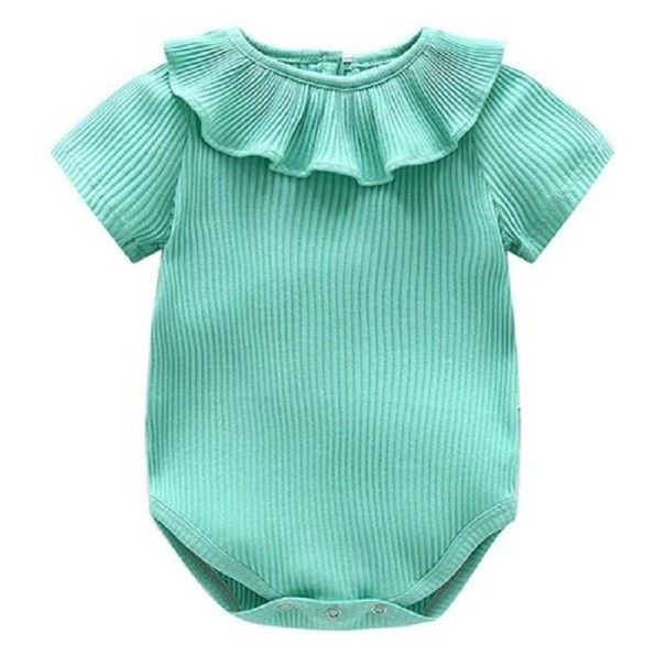 Babypunten N765 turquoise 6-12 maanden