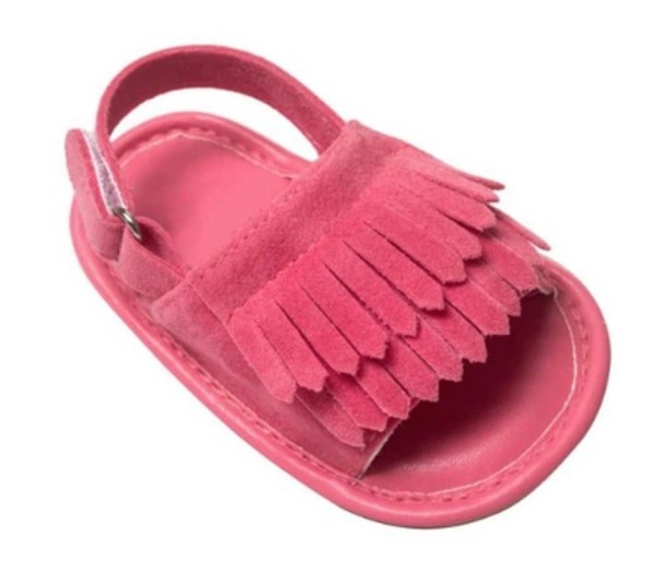 Babysandalen A895 donkerroze 16,5