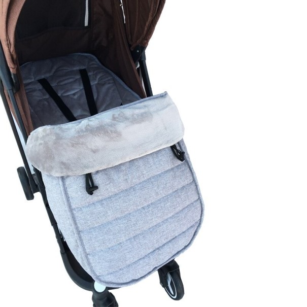 Babytasche für Kinderwagen E561 hellgrau