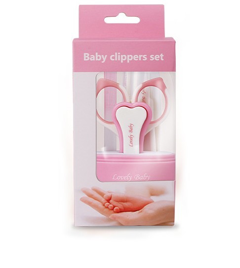 Babyverzorgingsset - 5 stuks roze