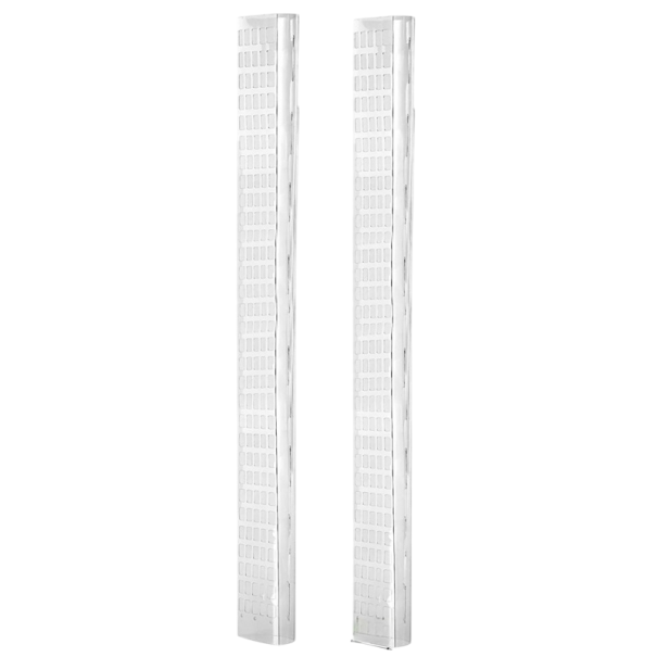 Bacchetta di supporto in plastica per piante rampicanti 2 pz 91 × 10 cm bianca per crescita verticale di piante da interno e guida dei fusti 1