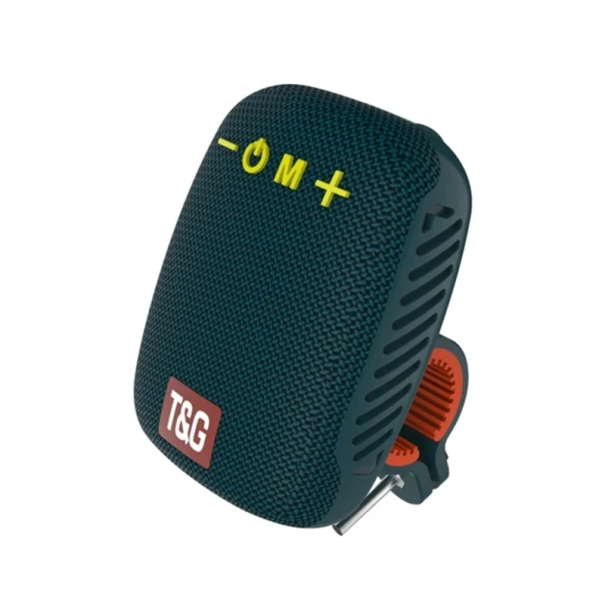 Bærbar udendørs Bluetooth 5.3-højttaler med stereolyd TWS subwoofer ekstra bastilstand FM TF-kort U-disk håndfri 500mAh blå