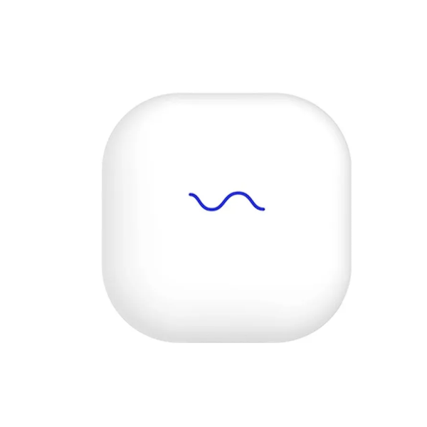 Bærbar UV-tandbørstesterilisator 5x5 cm grøn UVC-lys USB-opladning badeværelsesdesinfektionsetui hvid