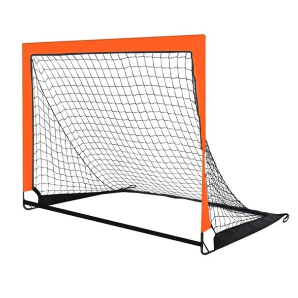 Bærbart, foldbart fodboldmål 120 x 90 x 90 cm Træningsnet til børn i haven Vejrbestandigt Sammenklappeligt med bæretaske 1