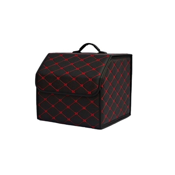 Bagagerumsorganisator til bil 30 x 30 x 30 cm rød