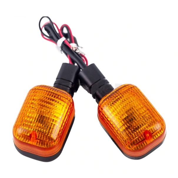 Bagblinklys til motorcykel 2 stk. orange