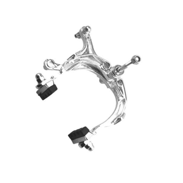 Bageste bremsekaliber til cykel i C-form 15 × 10 × 7,5 cm aluminiumlegering sølv til racercykler og bycykler 1