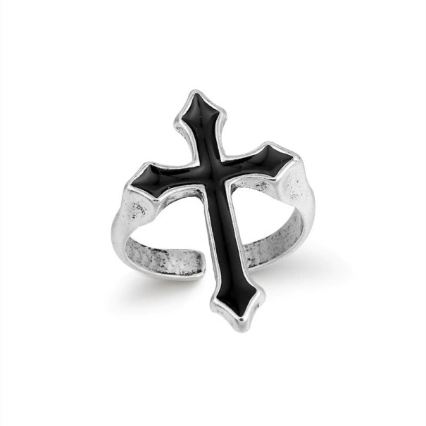 Bague avec croix D2397 1