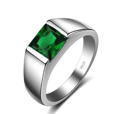 Bague de mariage en argent pour homme 10