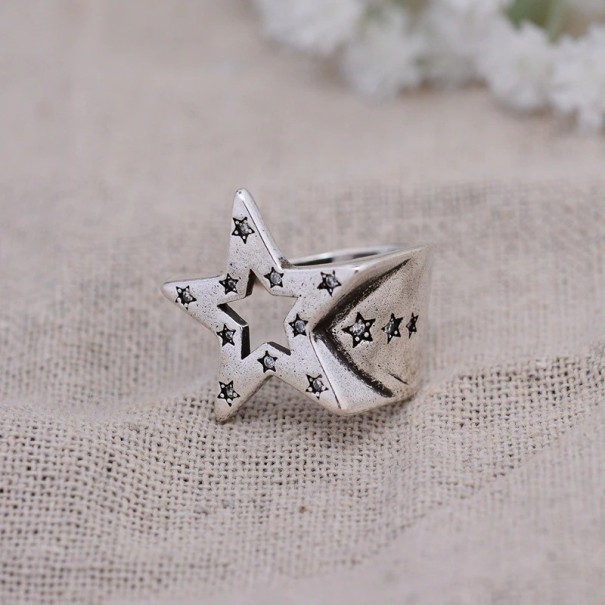 Bague étoile pour femme D1453 1