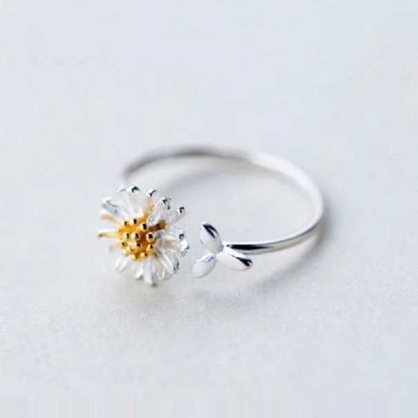 Bague femme avec fleur D2451 3