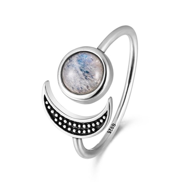 Bague femme avec lune D1967 1