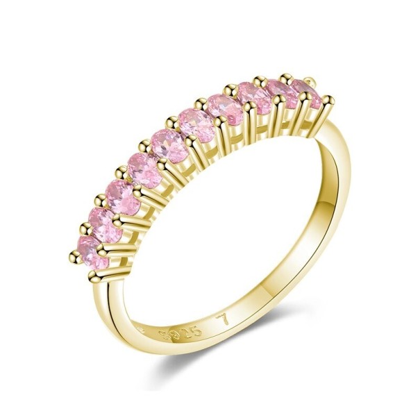 Bague femme avec zirconiums D1948 doré 8