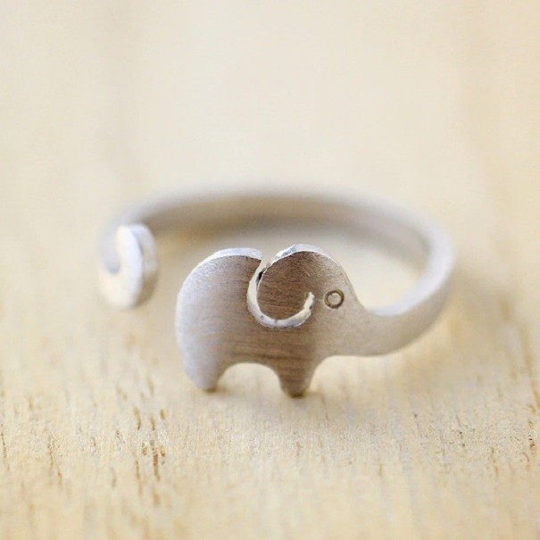 Bague femme éléphant 1