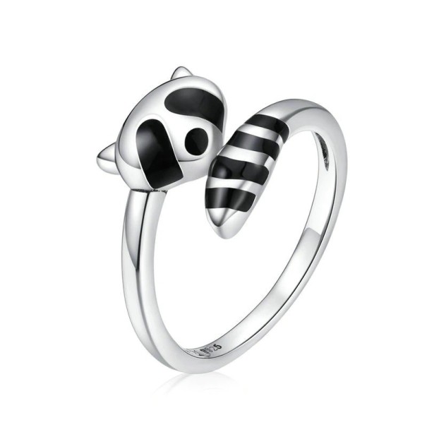 Bague femme raton laveur 1