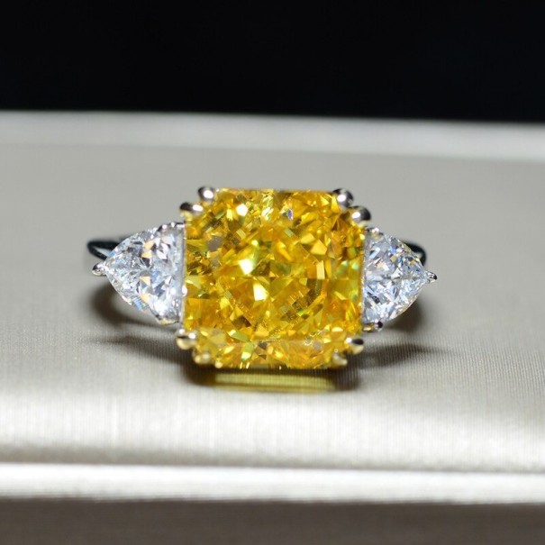 Bague pour femme D1481 jaune 5