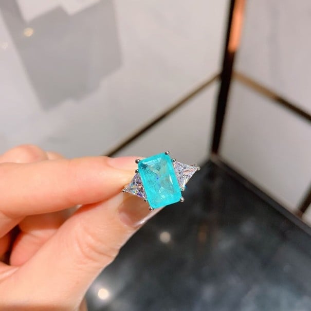 Bague pour femme D1759 turquoise