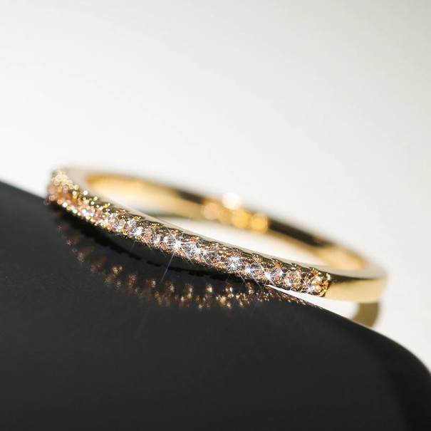 Bague pour femme D2395 doré 7