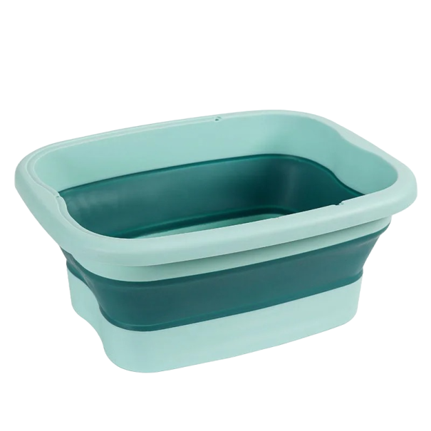 Baignoire de massage pliable pour les pieds vert