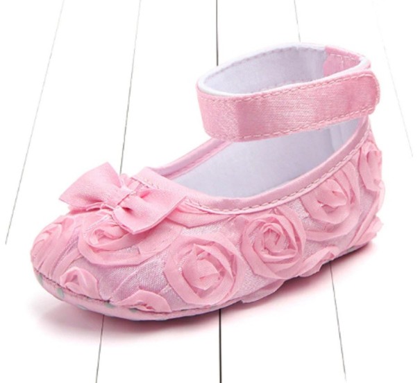 Bailarinas de niña con cinturón rosa 0-6 meses
