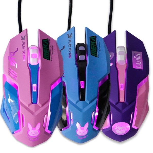 Bakgrundsbelyst gamingmus 2400 DPI