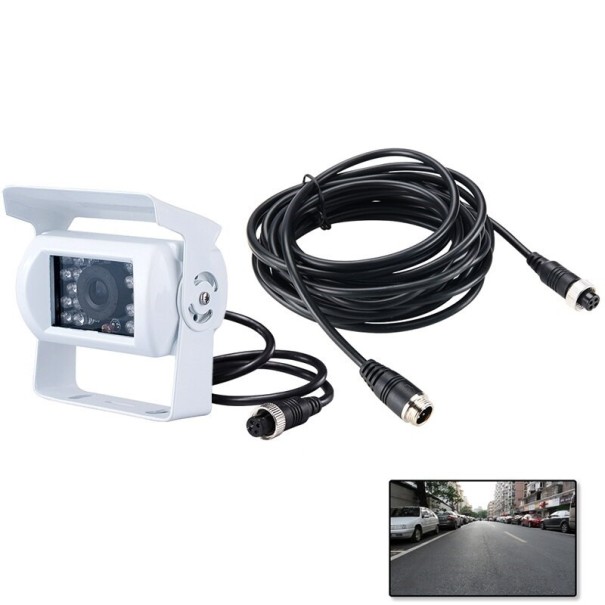 Bakkamera med parkering med LED-nattesyn sort 20 m