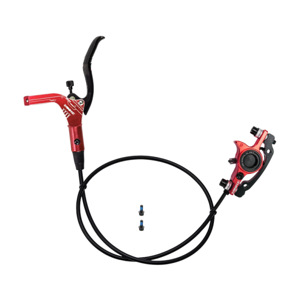 Bal első hidraulikus tárcsafék 800 mm kétirányú olaj rendszer 22,2 mm kormány teljes készlet kerékpárhoz piros