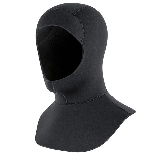 Balaclava de mergulho em neopreno de 3 mm com cobertura para cabeça, pescoço e ombros para mergulho, snorkeling e desportos aquáticos L-XL