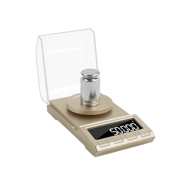 Balance numérique pour bijoux jusqu'à 100 g précision 0,001 g chargement USB ou 3× AAA commutation d'unités tl dwt gn ozt oz ct mg g arrêt automatique doré