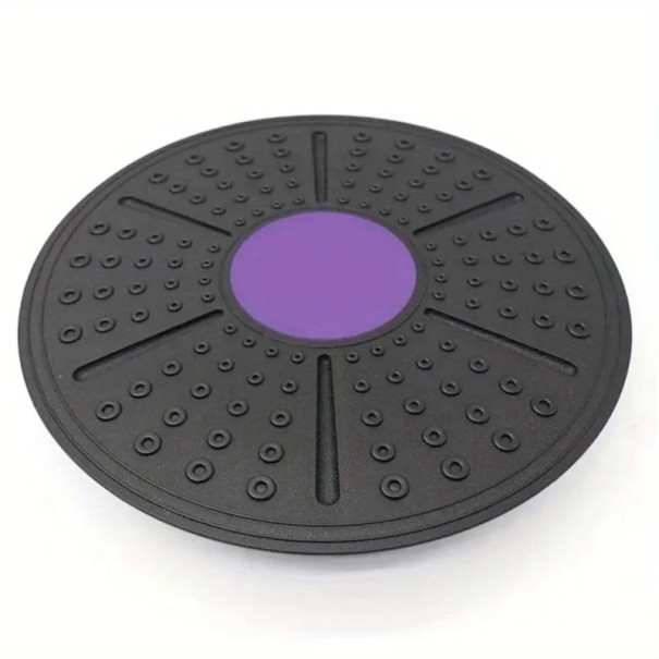 Balance Yoga Mat 36 x 36 x 5 cm Fitness en Sensorische Training Kunststof Bord voor Revalidatie en Lichaamsstabiliteit paars