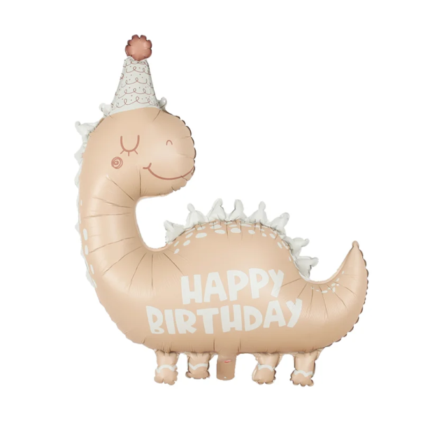 Balão de Folha 83 x 77 cm Balão Grande em Forma de Dinossauro de Aniversário Decoração para Festa Infantil Decoração para Celebrar Aniversários 1