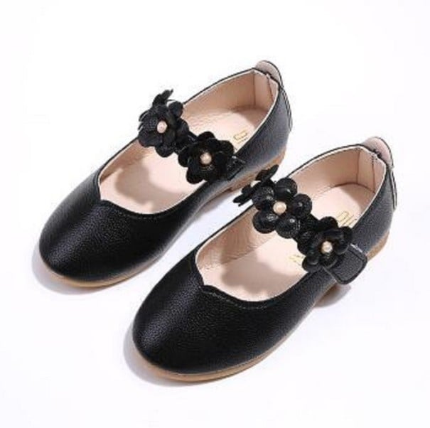 Ballerinas für Mädchen A1520 schwarz 24,5