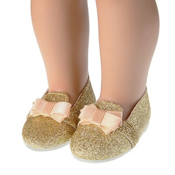 Ballerines avec nœud pour poupée 4