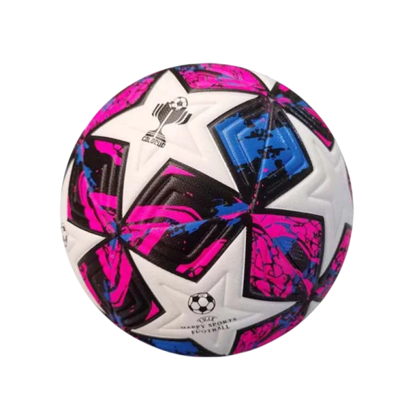 Ballon de football 22 cm Ballon étanche sans couture pour entraînement en extérieur et en salle Ballon antidérapant résistant adapté aux enfants et aux adultes rose