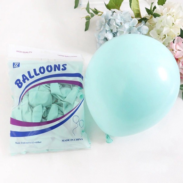 Ballons pastel 30 pcs bleu clair L