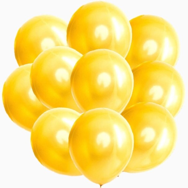 Balony lateksowe 10 szt. żółty