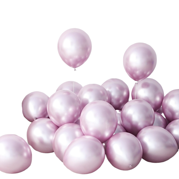 Balony lateksowe urodzinowe 25 cm 10 szt jasny fiolet