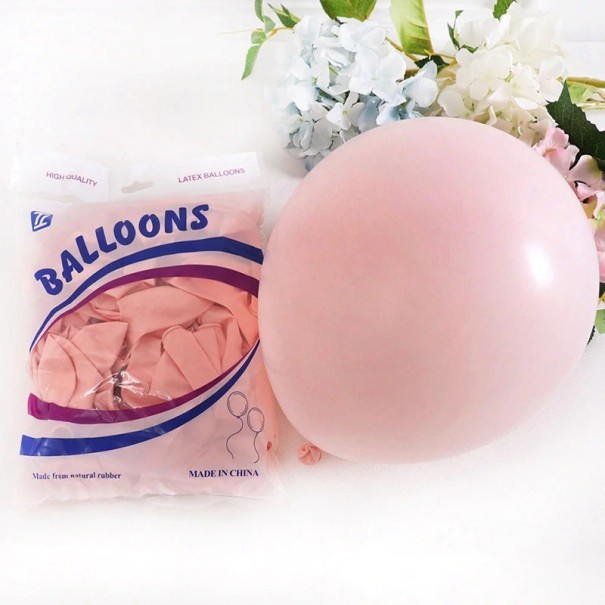 Balony pastelowe 30 szt pomarańczowy M