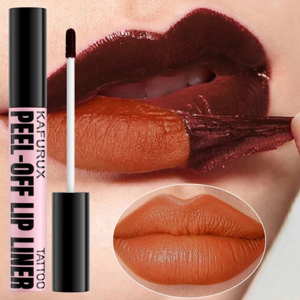 Bálsamo labial desmaquillante resistente al agua de larga duración Lip Tint Resistente a la transferencia Barra de labios líquida Maquillaje 6