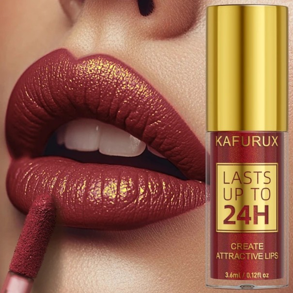 Bálsamo labial metálico líquido 3,6 ml Fórmula duradera y resistente al agua Brillo metálico Efecto brillante activo 7