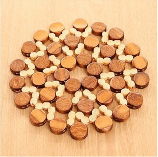 Bamboe placemats 15 cm