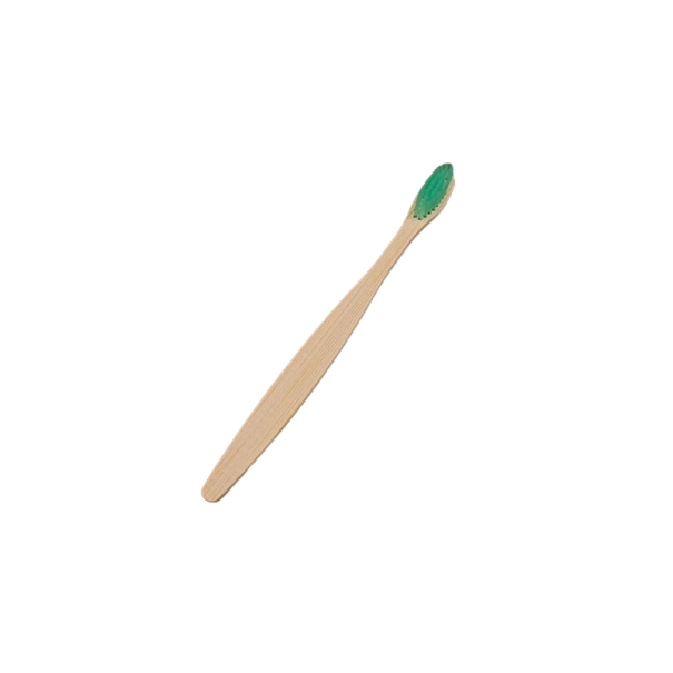 Bambu tandborste grön