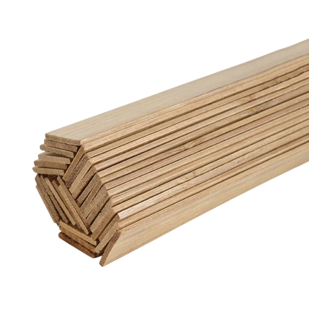 Bambusové plátky 10 ks 2 x 20 x 200 mm Přírodní bambusové destičky pro DIY tvoření Modelářství Výroba dekorací a řemeslné projekty 1